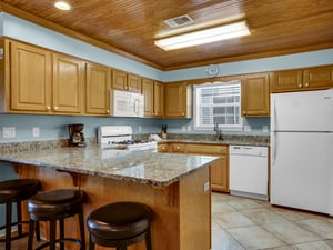 Cozy Kitchen with Bar Seating