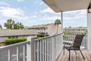 Private Balcony off Primary Bedroom on 2nd Floor