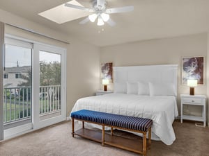 Primary Bedroom on 2nd Floor with King Bed