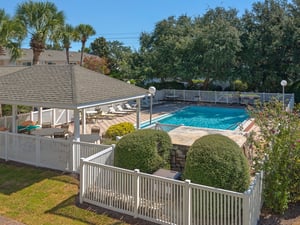 Great View of Pool from Master Bedroom Balcony