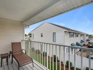 Private Balcony off Primary Bedroom on 2nd Floor