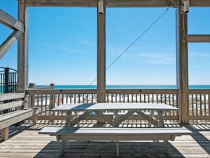 Screened Area of Beach Pavilion