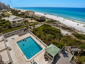 View of Pool and Gulf from 0705