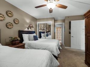 Double Guest Bedroom entry to Guest Bath