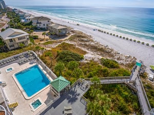 View of Pool From Patio