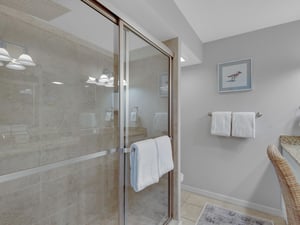 Walk in Shower in Primary Bath