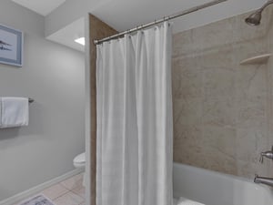 Shower Tub Combo in Guest Bath