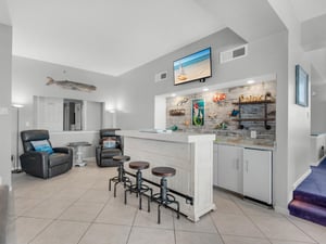 Relaxing Recliners in Bar Entertainment Area