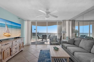 Living Room with Flat Screen TV