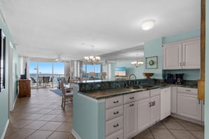 View from Kitchen into Living Area