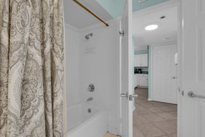 Second Guest Bathroom with Tub Shower Combo