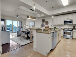 Kitchen with Additional Breakfast Bar Seating