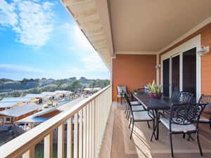 Private Balcony with Plenty of Seating