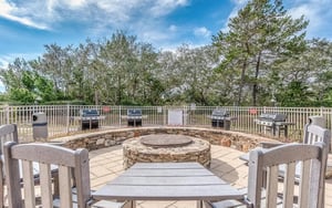 Complex Fire Pit and Grilling Area