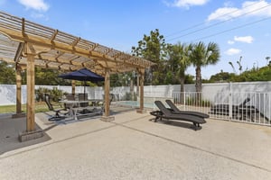 Poolside Pergola