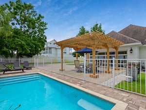 Private Pool and Pergola Area