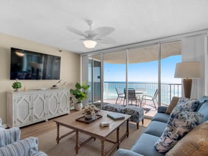 Living Room With Flat Screen TV