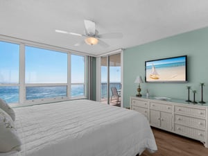 Primary Bedroom with Flat Screen TV