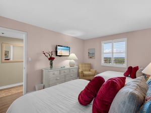 Guest Bedroom with Flat Screen TV