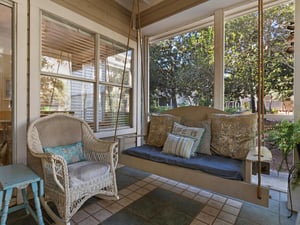 Cozy up on the Porch Swing