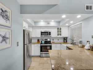 Kitchen with Stainless Steel Appliances