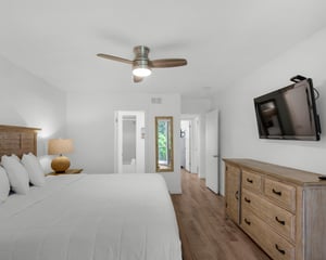 Primary Bedroom with Flat Screen TV