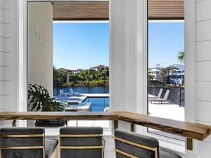 Breakfast Bar Overlooking Pool