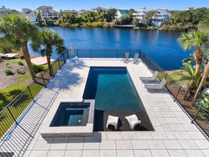 View of Pool from 3rd fl