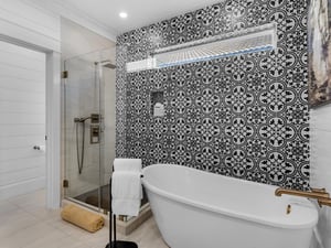 Primary Shower and Tub