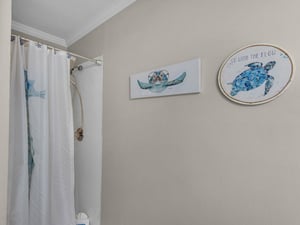 Guest Bathroom with Tub and Shower Combo