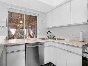 Kitchen with Window to Screen Patio