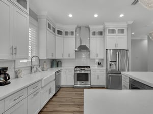 Modern kitchen with Stainless Steel Appliances