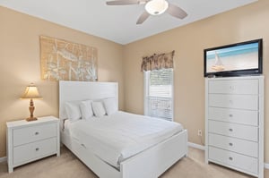 First Floor Bedroom with Flat Screen TV