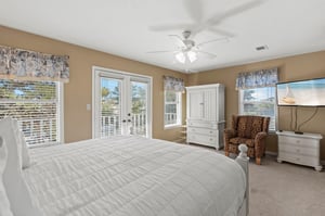 Primary Bedroom with Flat Screen TV