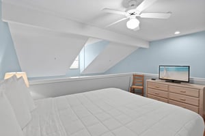 Loft Queen Bedroom with Flat Screen TV