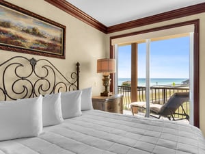 Guest Bedroom 2 with Balcony Access and Gulf View