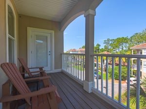 2nd Floor Balcony off Queen and Twin Bedrooms