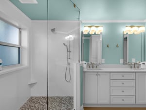 Primary Bathroom with Double Vanities