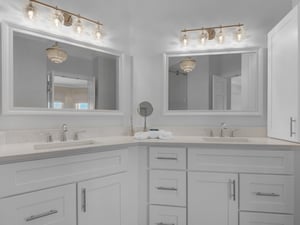 Primary Bathroom with Double Vanities