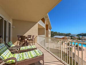 Relaxing private balcony