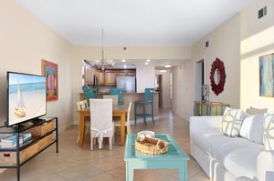 Living Room into Kitchen