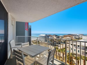 Private balcony with Gulf view