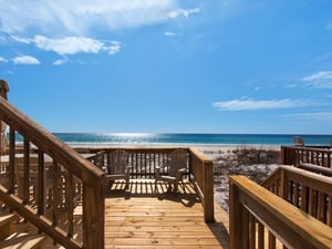 Deck and Designated Beach Access