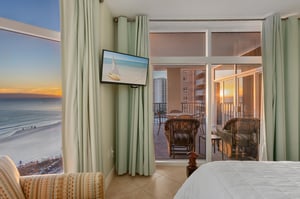 Primary Bedroom Beach View and Balcony Access