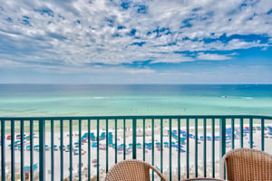 Private Balcony View of the Emerald Waters