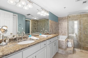 Primary Bathroom with Double Vanities