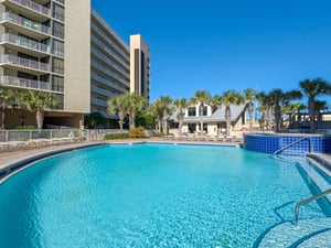 Complex pool area