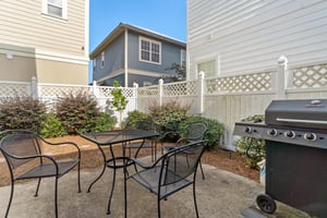 Back patio and grilling area