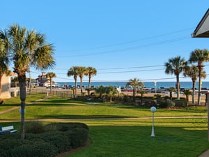 Blue Surf grounds and stunning beach view