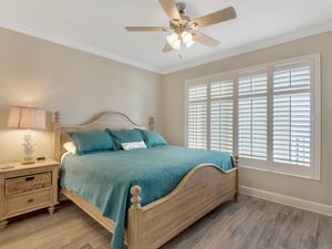 Guest Bedroom 1 with King Bed and Flat Screen TV